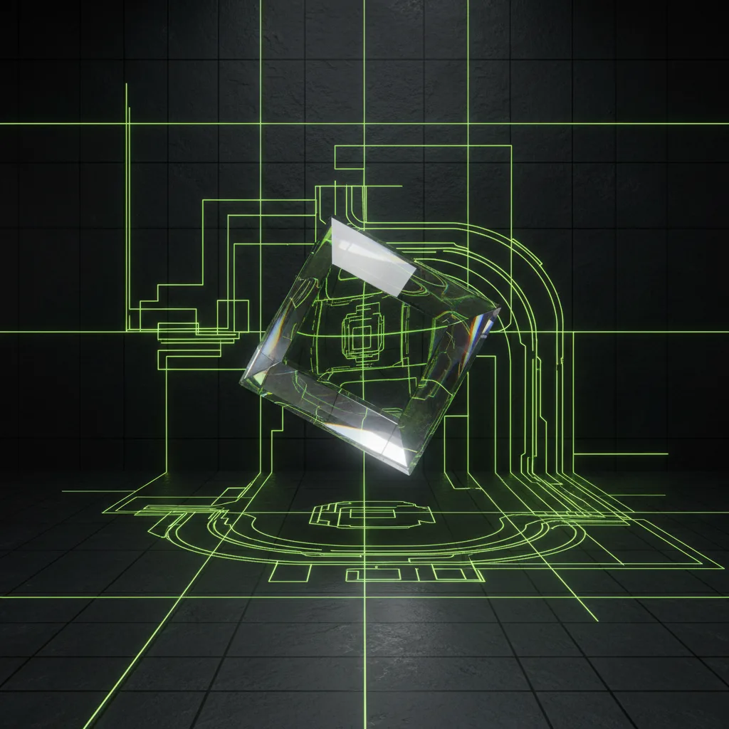 ABI Lens refraction prism aesthetic illustration